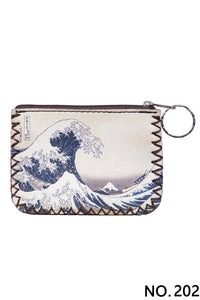 Ole - The Great Wave Printed Coin Purse HB0665-NO.202
