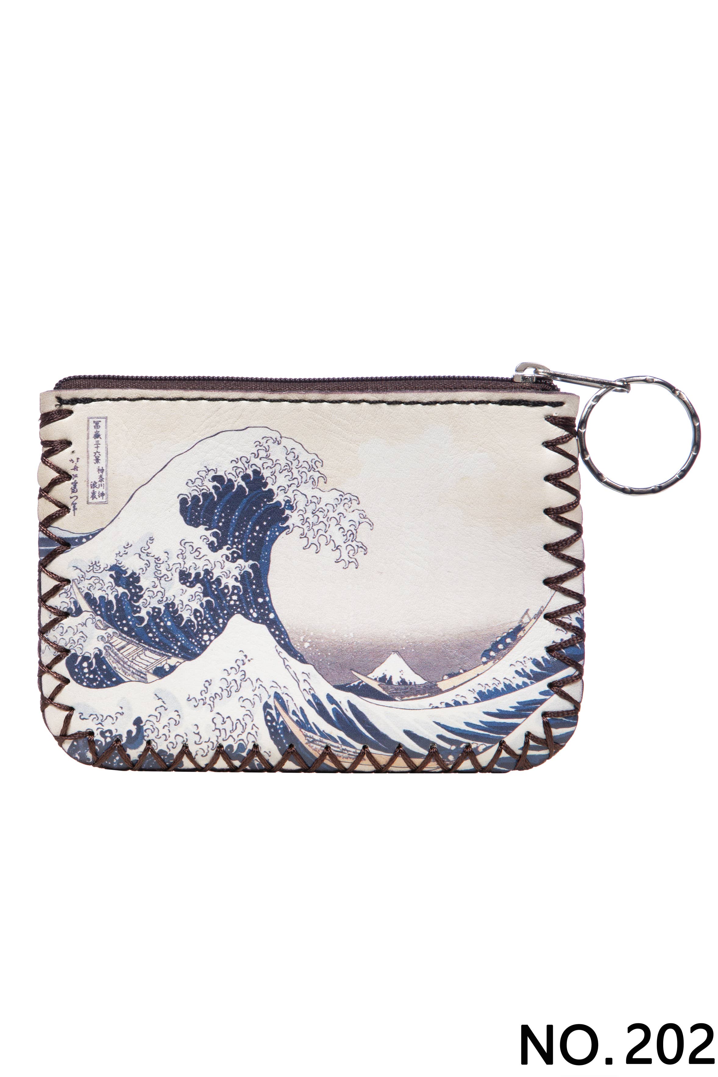 Ole - The Great Wave Printed Coin Purse HB0665-NO.202