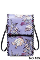 Ole - Sealife Printed Crossbody HB0580 - NO.185PU