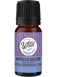 Wild Essentials - Essential Oil - 10 ml "Muscle Relief" Blend. (Pain Formula)