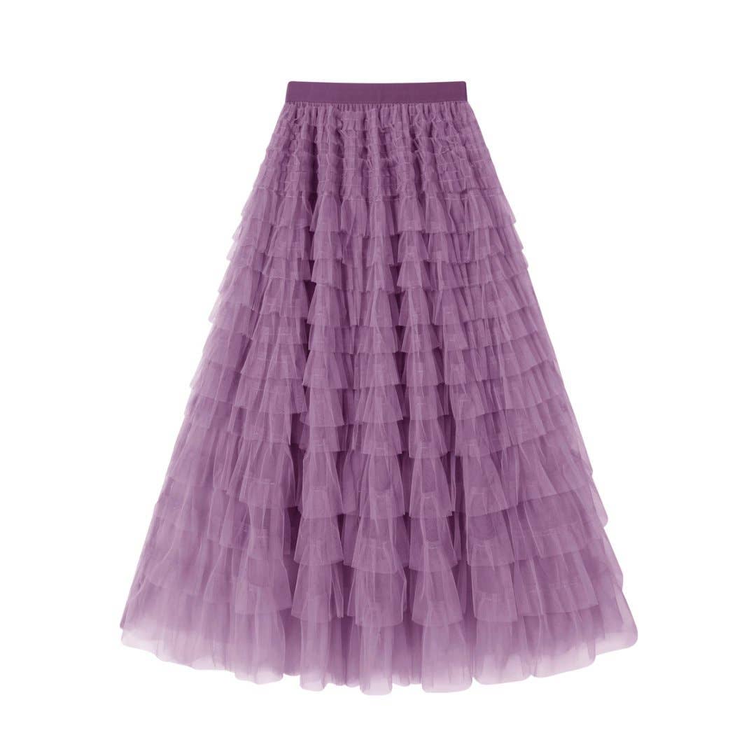 Hope & Sunshine - Mesh Tiered Skirt
