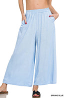42POPS - '.....Woven Elastic Band Pants With Pocket