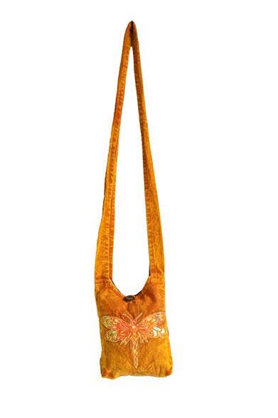 Earth Divas - Cotton Boho Crossbody Shoulder Bag Purse Embroidered