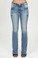 Miss Me - M9534BV- 32" MID RISE BOOTCUT JEANS