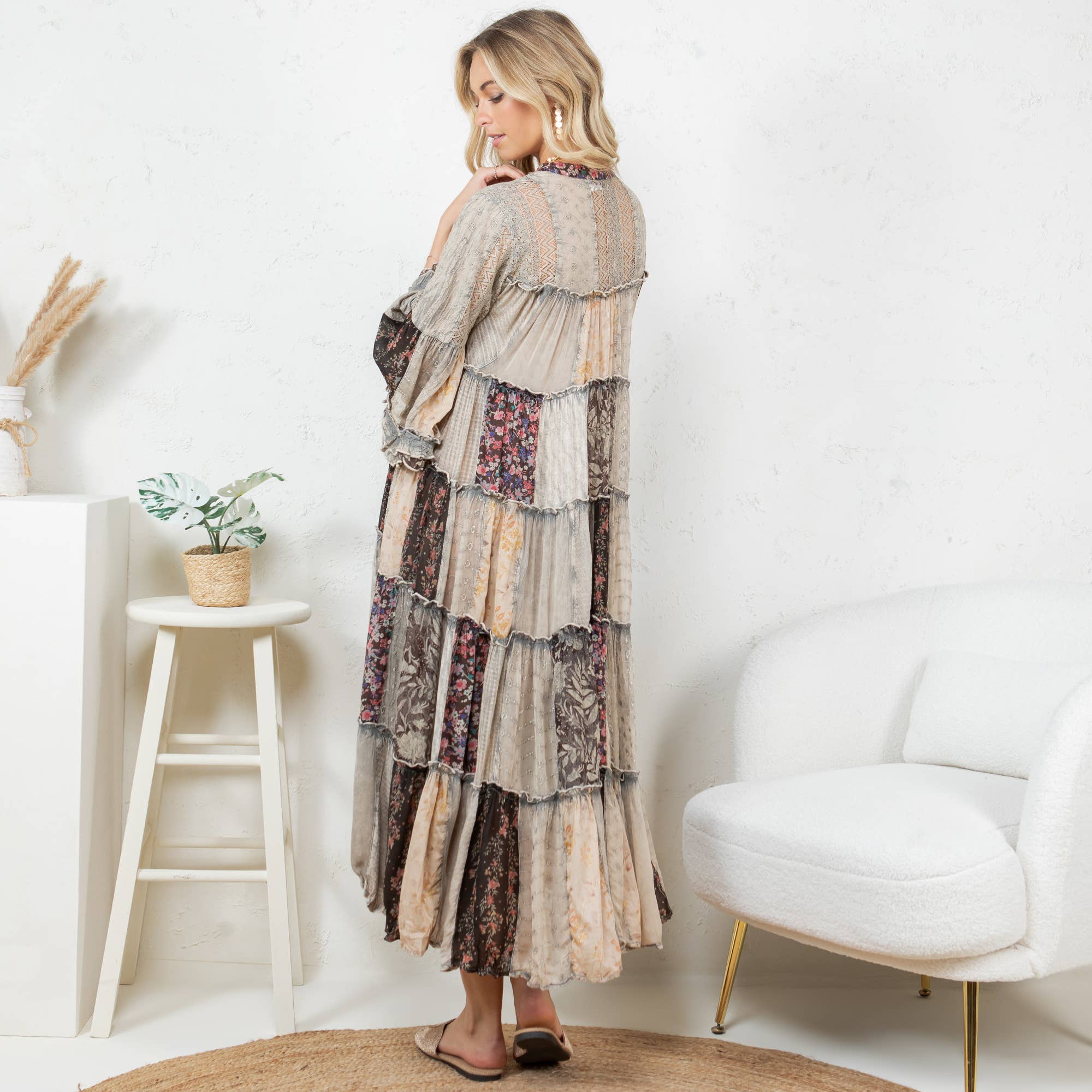 Young Threads - Timeless Long Jhabla Dress - Elegant & Chic (New Color)