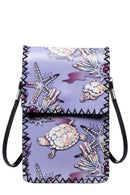 Ole - Sealife Printed Crossbody HB0580 - NO.185PU