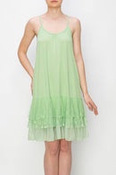 Origami Apparel ~  Lace and Crochet inspired - OLS-4672 APPLE GREEN