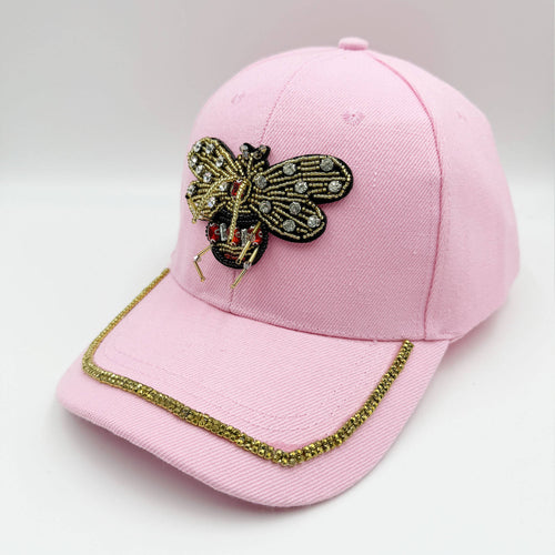 Ole - Bee Seed Bead Rhinestone Cap C0798