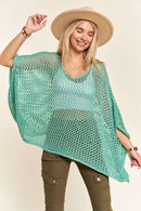 Madelyn - LESW3218 - FISHNET PONCHO COVER UP