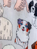 JC Sunny Fashion - JC062685 Cutest Puppy Kimono-L. Grey/Multi