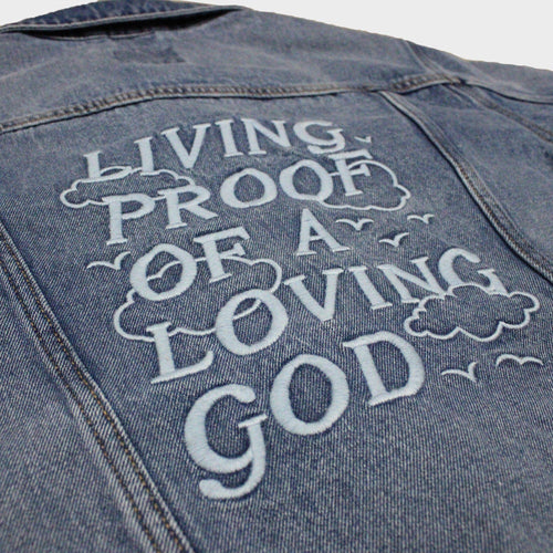 Love in Faith - Living Proof Denim Jacket