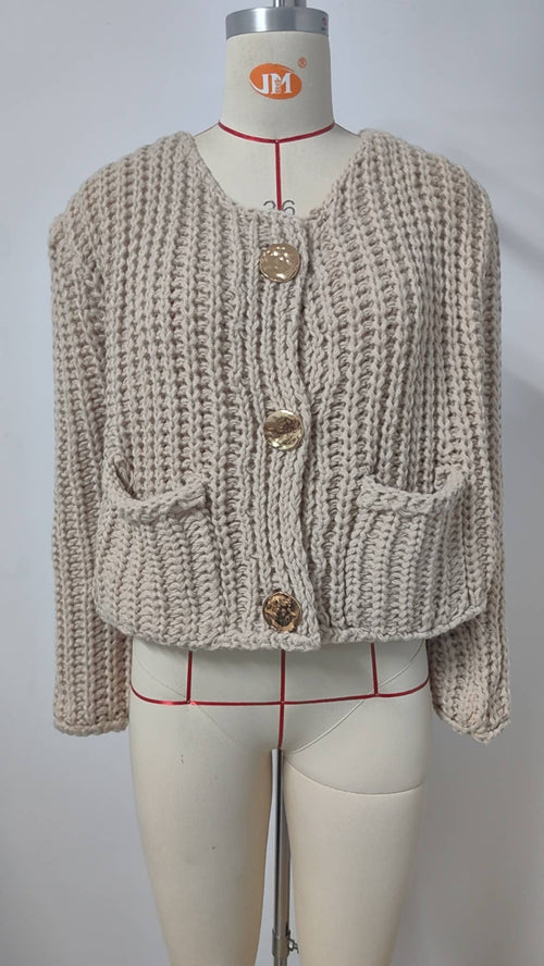 Hope & Sunshine - Chunky Knit Cardigan