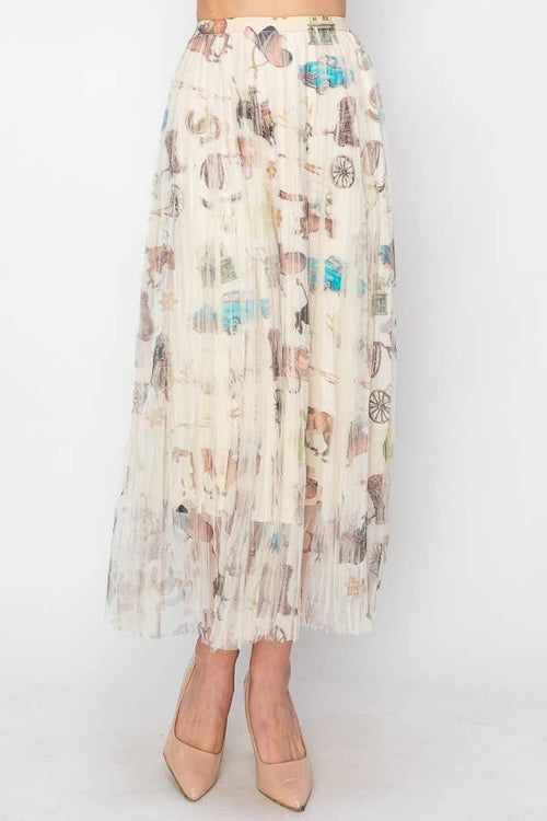 Origami Apparel ~  Lace and Crochet inspired - 610-4034 BG/WILD WEST