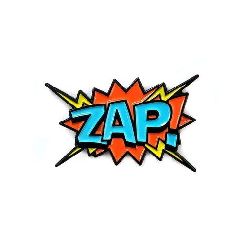 ZAP Pop Art Comic Book Enamel Pin