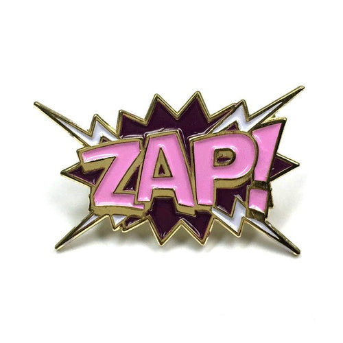 ZAP Pop Art Comic Book Enamel Pin