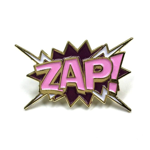 ZAP Pop Art Comic Book Enamel Pin