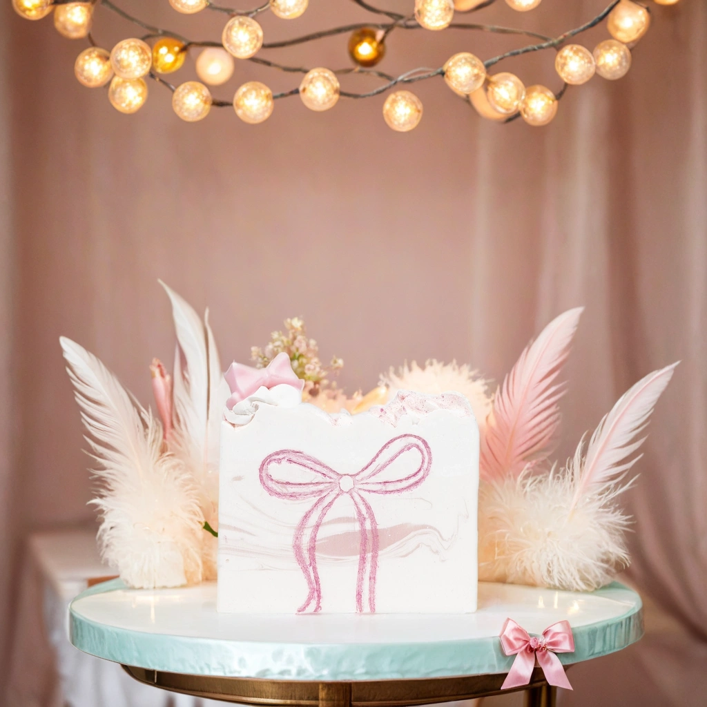 FinchBerry - Pretty in Pink Vegan Boxed Soap with Pink Coquette Bow