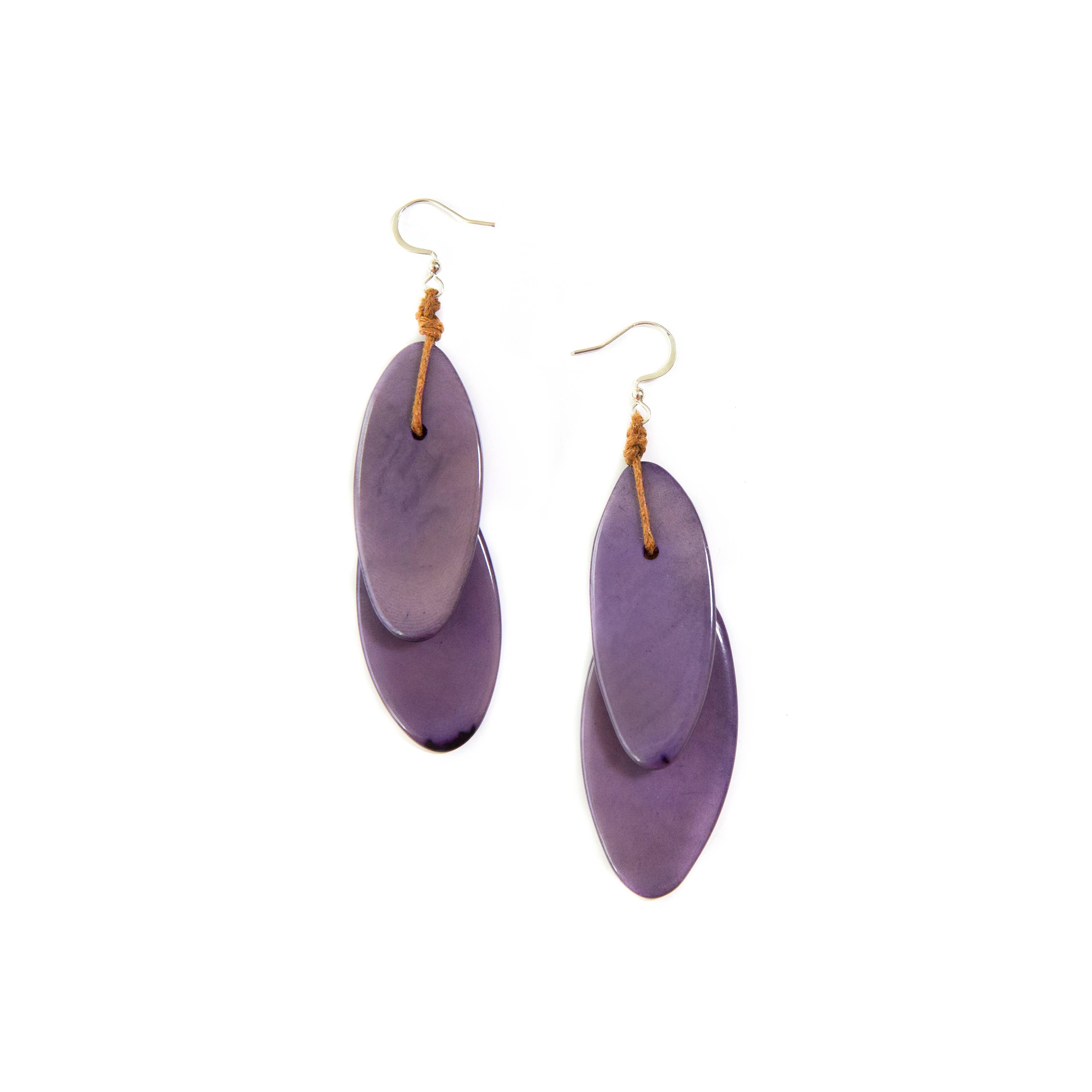 Organic Tagua Jewelry - SALE! Nici Earrings