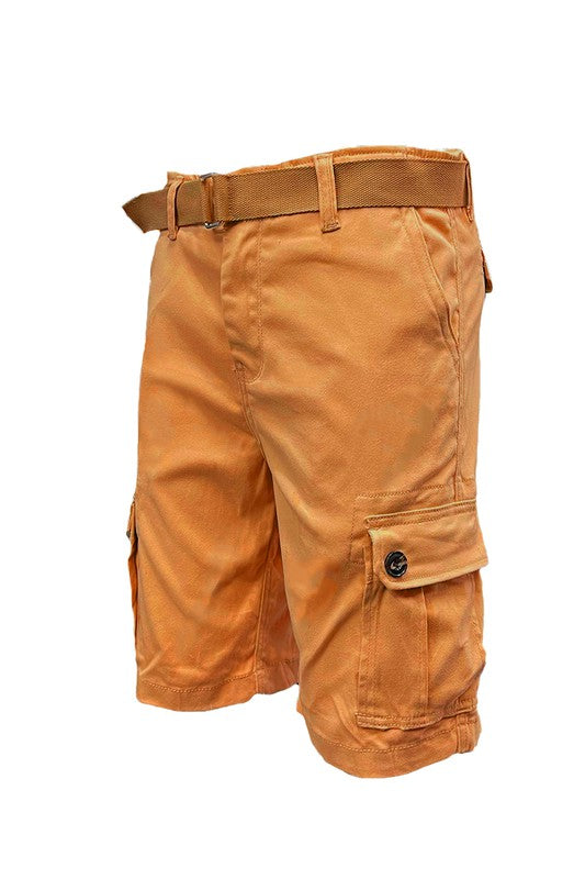 Men's Classic Cargo Shorts Perfect for Special Outings or Everyday Wear  Weiv Mens Belted Cargo Shorts with Belt