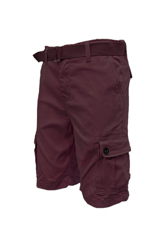 Men's Classic Cargo Shorts Perfect for Special Outings or Everyday Wear  Weiv Mens Belted Cargo Shorts with Belt