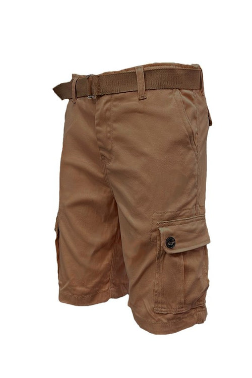 Men's Classic Cargo Shorts Perfect for Special Outings or Everyday Wear  Weiv Mens Belted Cargo Shorts with Belt