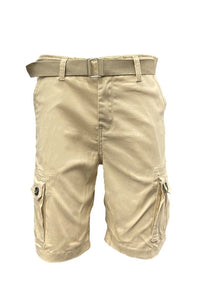 Men's Classic Cargo Shorts Perfect for Special Outings or Everyday Wear  Weiv Mens Belted Cargo Shorts with Belt