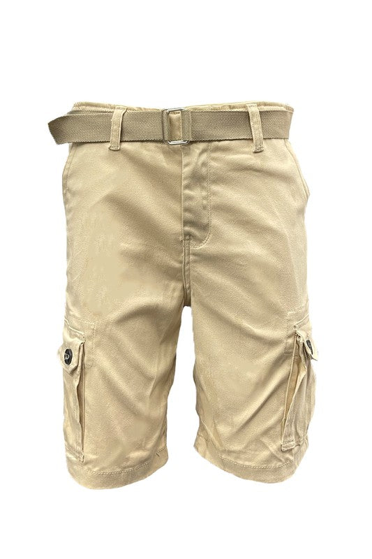 Men's Classic Cargo Shorts Perfect for Special Outings or Everyday Wear  Weiv Mens Belted Cargo Shorts with Belt