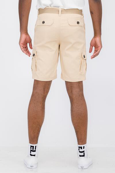 Men's Classic Cargo Shorts Perfect for Special Outings or Everyday Wear  Weiv Mens Belted Cargo Shorts with Belt