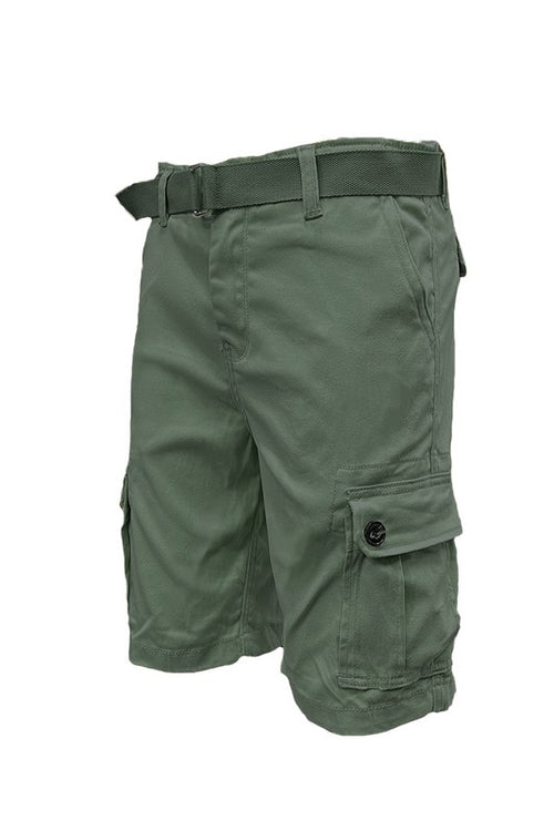Men's Classic Cargo Shorts Perfect for Special Outings or Everyday Wear  Weiv Mens Belted Cargo Shorts with Belt
