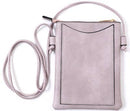 Shine Mark Accessories - Purple - Heart Cut Crossbody Cellphone Bags