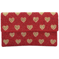 Ole - Heart Bead Clutch LAC-SS-710