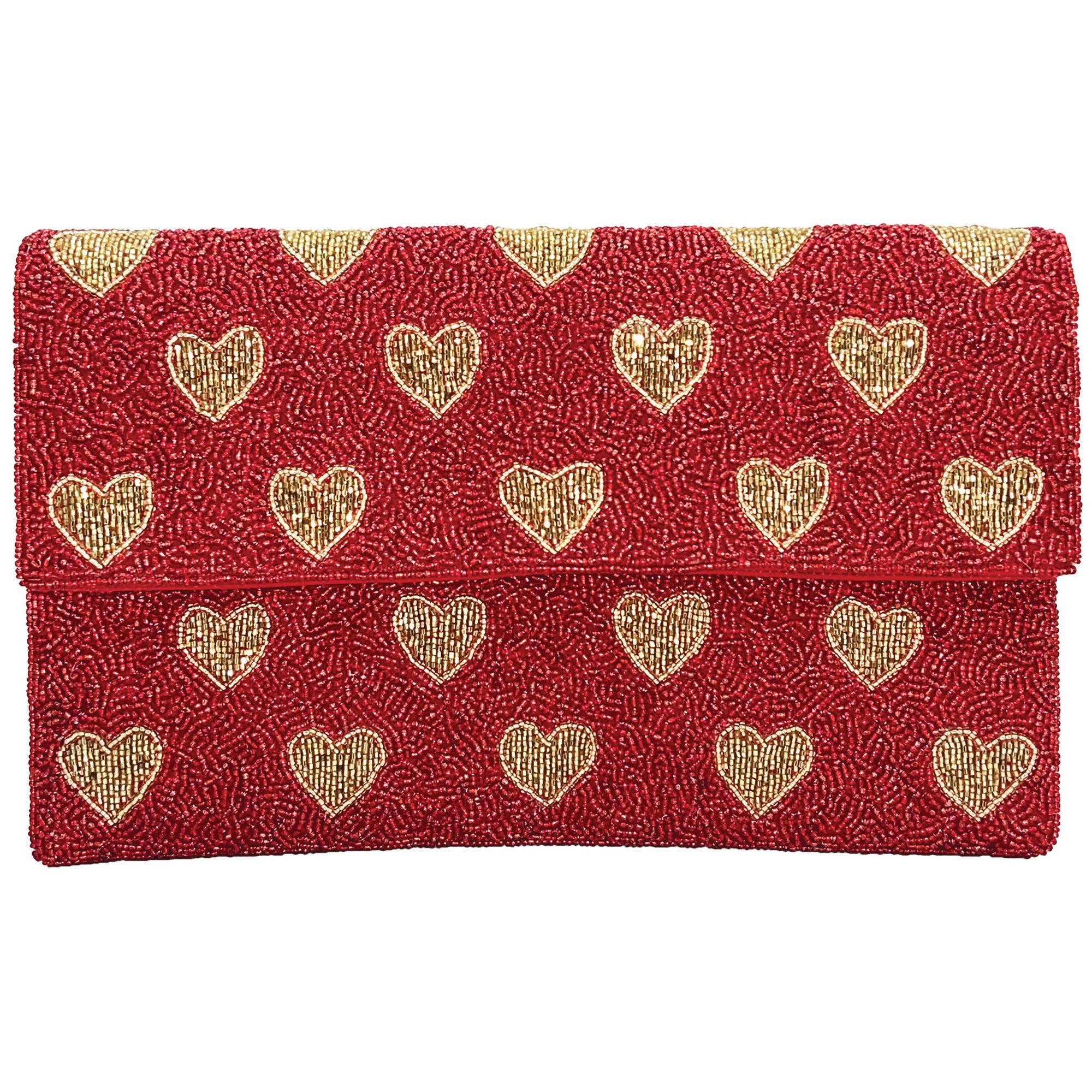 Ole - Heart Bead Clutch LAC-SS-710