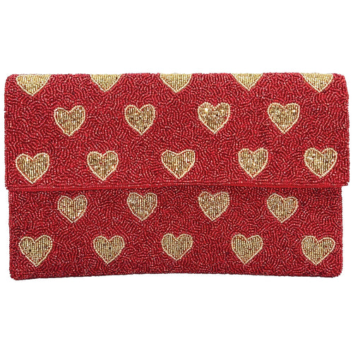 Ole - Heart Bead Clutch LAC-SS-710