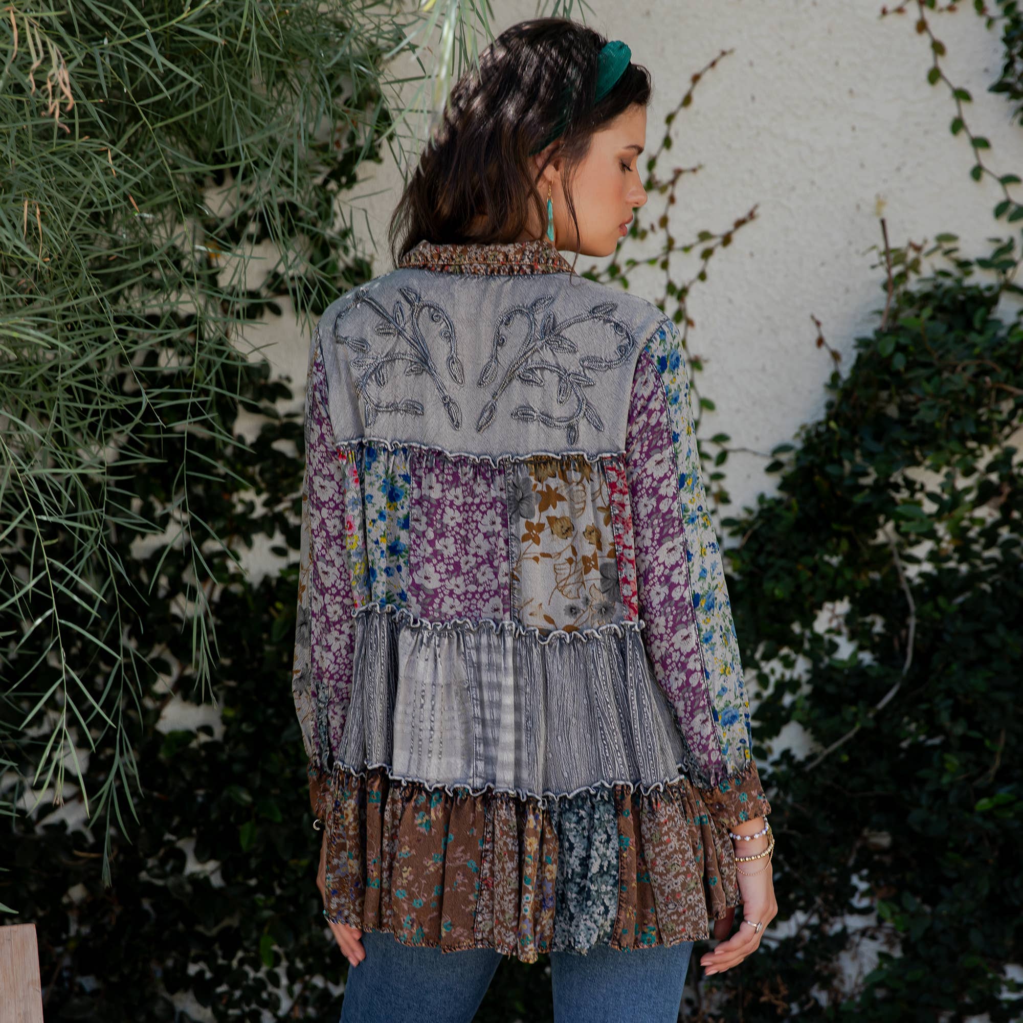 Young Threads - Limited Edition Sweater Knit Jhabla Top with Graceful Tiers