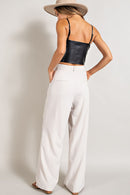 Classic Casual Dress Pants Flowy and Relaxed Bottoms