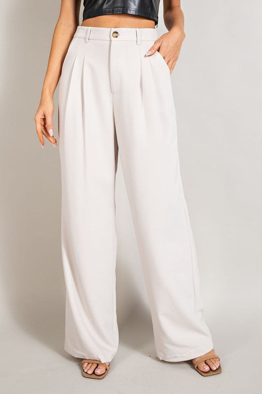Classic Casual Dress Pants Flowy and Relaxed Bottoms