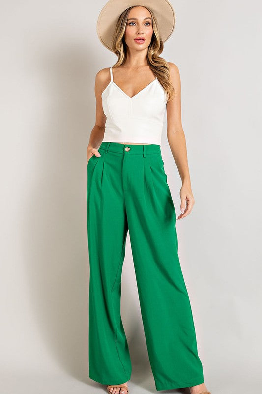 Classic Casual Dress Pants Flowy and Relaxed Bottoms