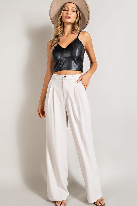 Classic Casual Dress Pants Flowy and Relaxed Bottoms