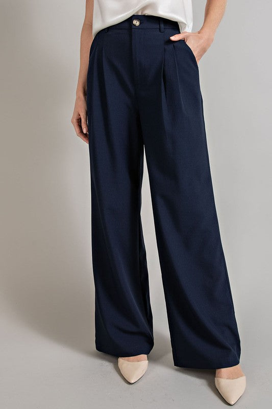 Classic Casual Dress Pants Flowy and Relaxed Bottoms