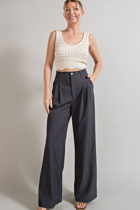 Classic Casual Dress Pants Flowy and Relaxed Bottoms