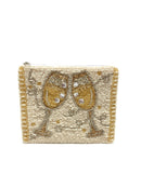 Ole - Wineglass Beaded Coin Purse LAC-CP-1011