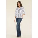Perseption - FLAT BUTTON FULL PLACKET MANDERINE SHIRT
