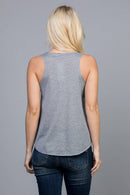 LA Soul - Sloth Print Graphic Tanktops