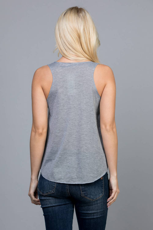 LA Soul - Sloth Print Graphic Tanktops