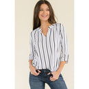 Perseption - FLAT BUTTON FULL PLACKET MANDERINE SHIRT