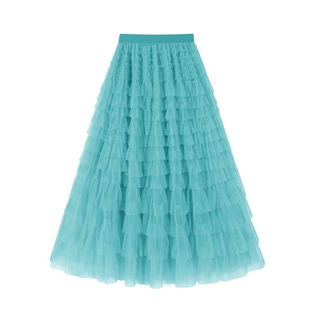 Hope & Sunshine - Mesh Tiered Skirt