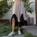 Young Threads - Bohoemian Mid-Length Skirt with Rayon Print (New Color) SK23162