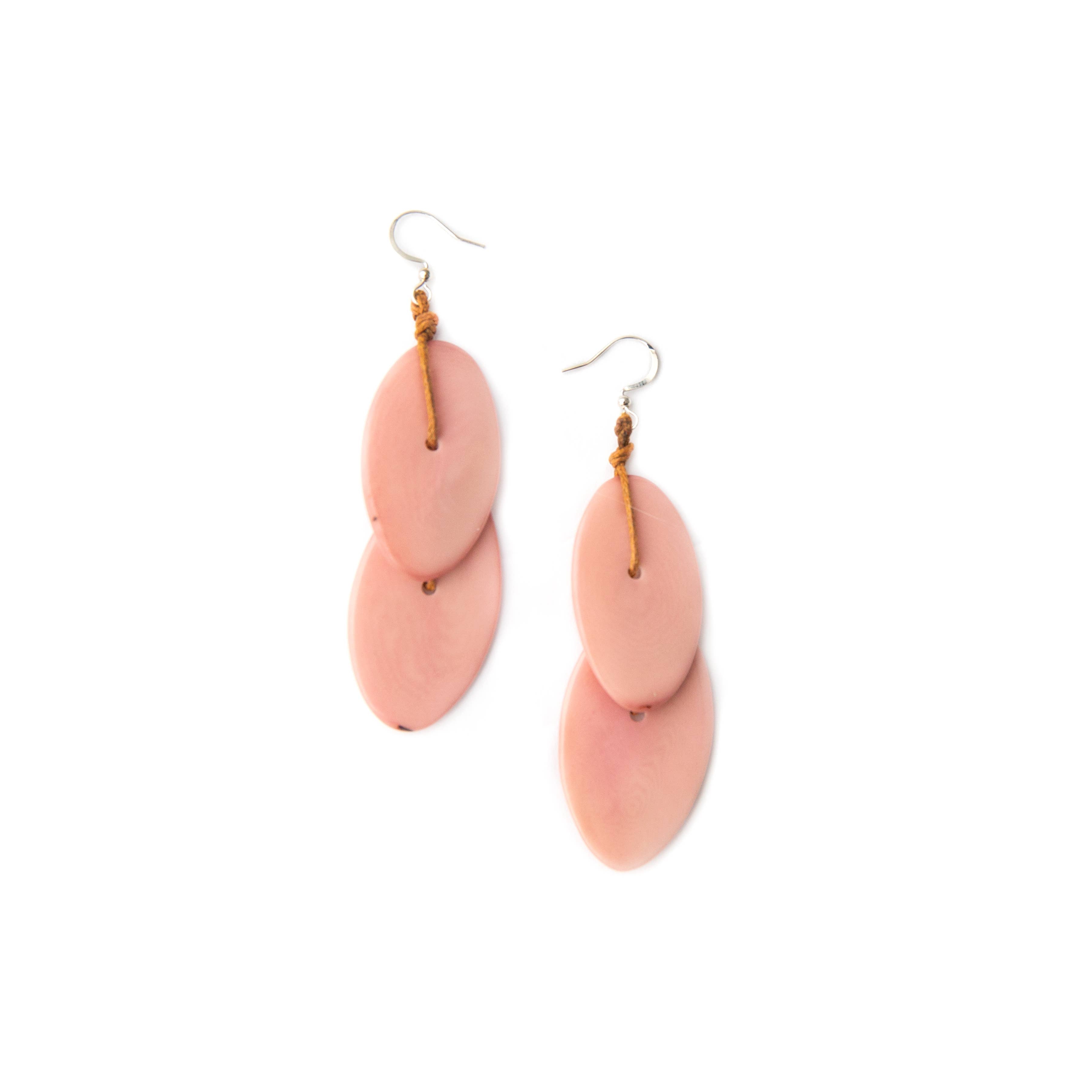Organic Tagua Jewelry - SALE! Nici Earrings