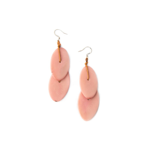 Organic Tagua Jewelry - SALE! Nici Earrings