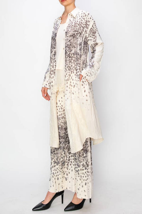 Origami Apparel ~  Lace and Crochet inspired - OLS-4690 BG/LEOROSE